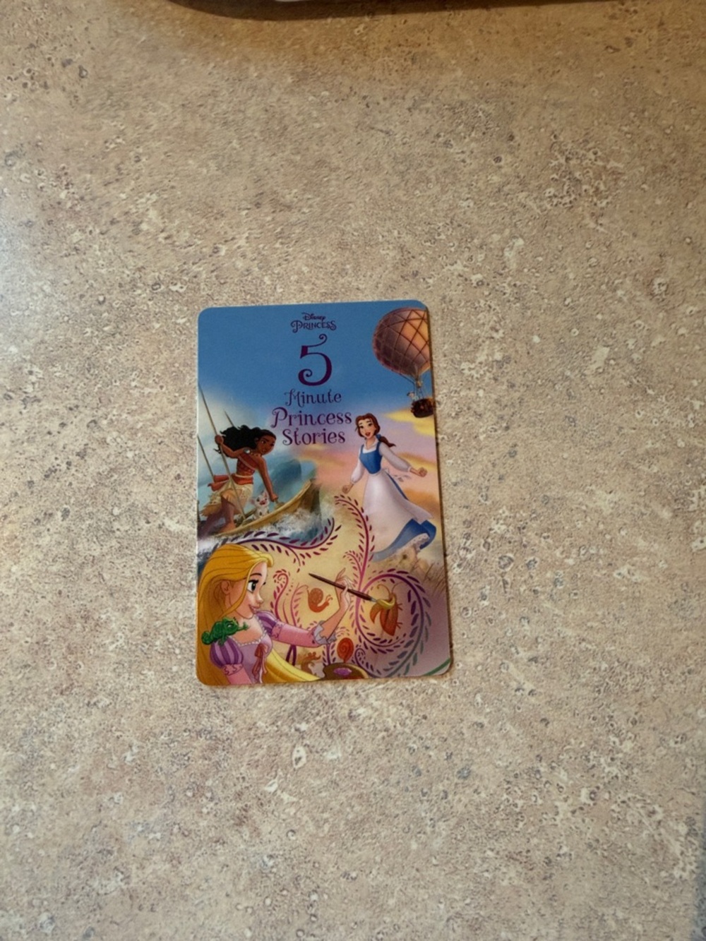 Disney Princess 5-Minute Stories Card - Blue